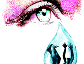 diseño. ilustración. ojo. lágrima. lloro.